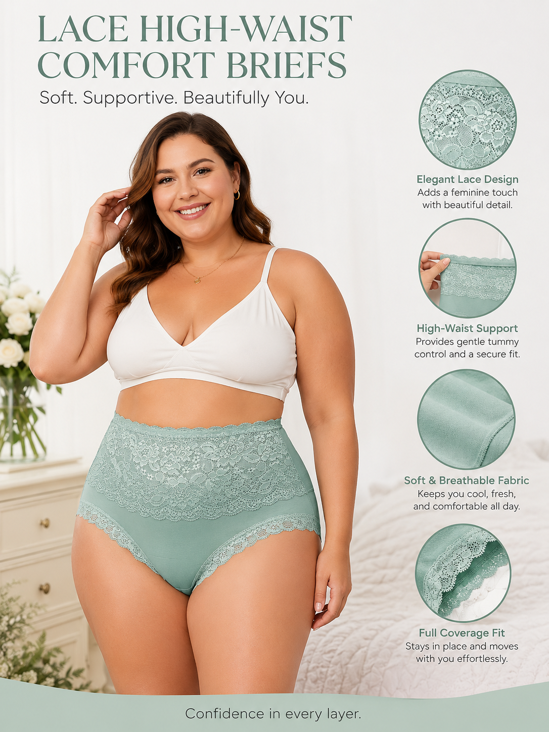 Lace Sculpt Briefs