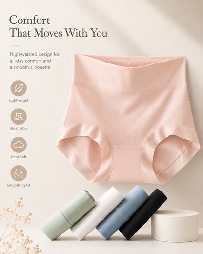 Confident Tummy-Control Cotton Panties
