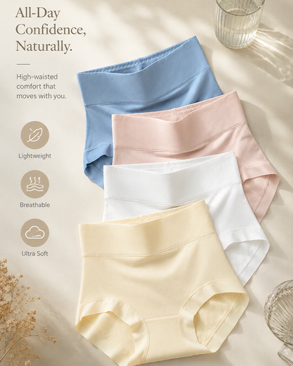 Confident Tummy-Control Cotton Panties