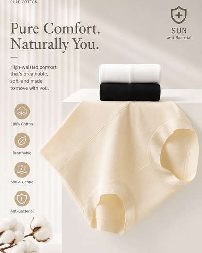 Confident Tummy-Control Cotton Panties