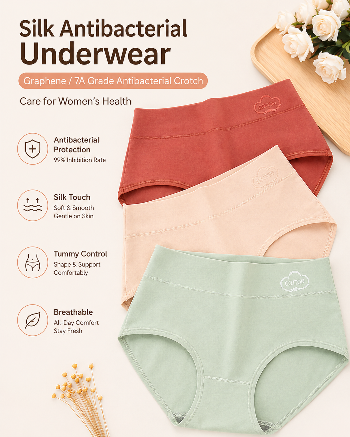 Comfort Stretch Cotton Panties
