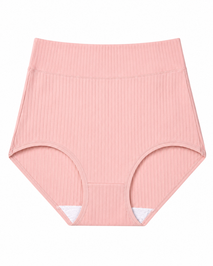 High-Waist Ribbed Briefs