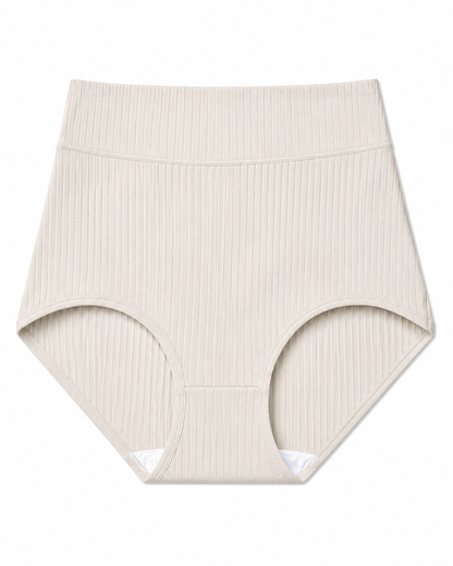High-Waist Ribbed Briefs
