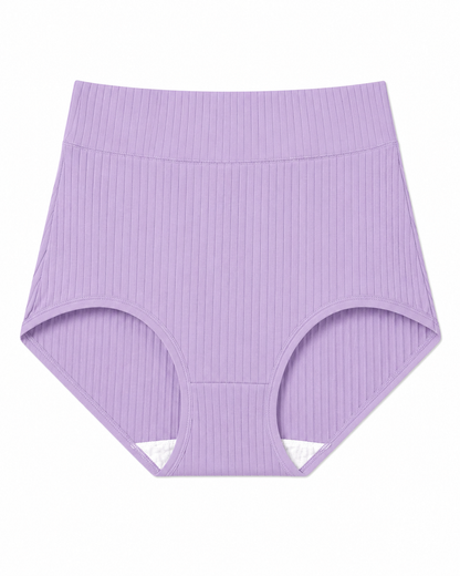 High-Waist Ribbed Briefs