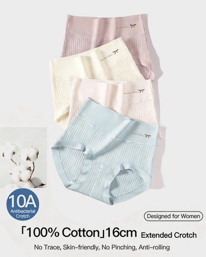 Comfort High-Waist Cotton Briefs