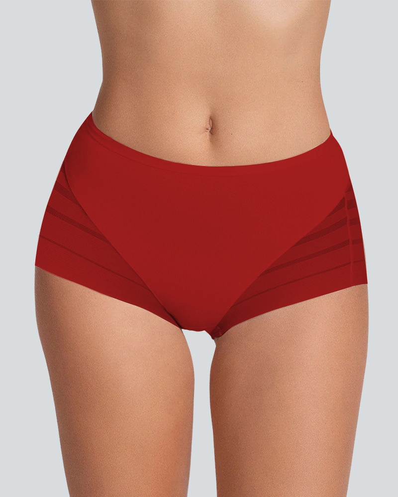 Confident Tummy-Control Mesh Briefs