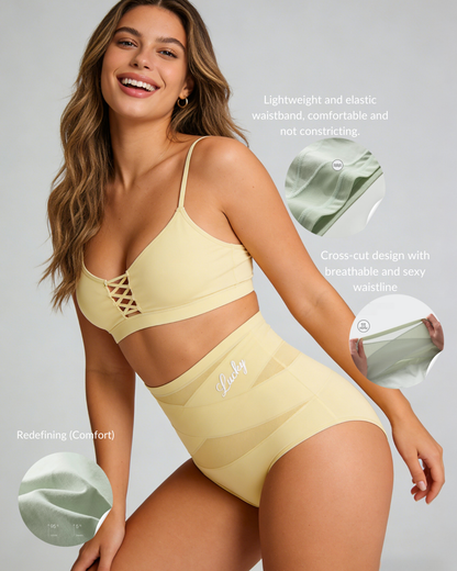 Confident Tummy-Crossover Shapewear Panties