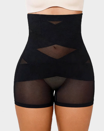 High-waisted shaping pants