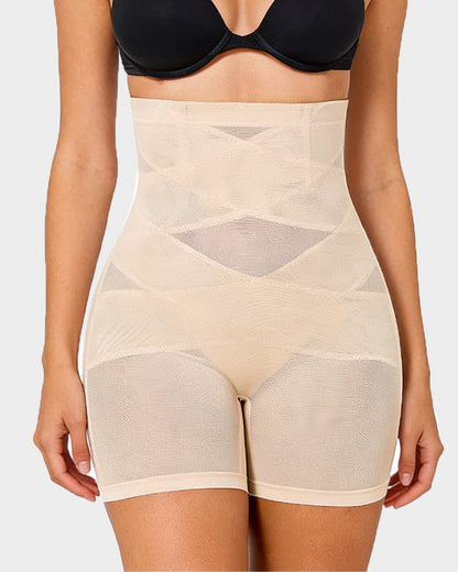 High-waisted shaping pants