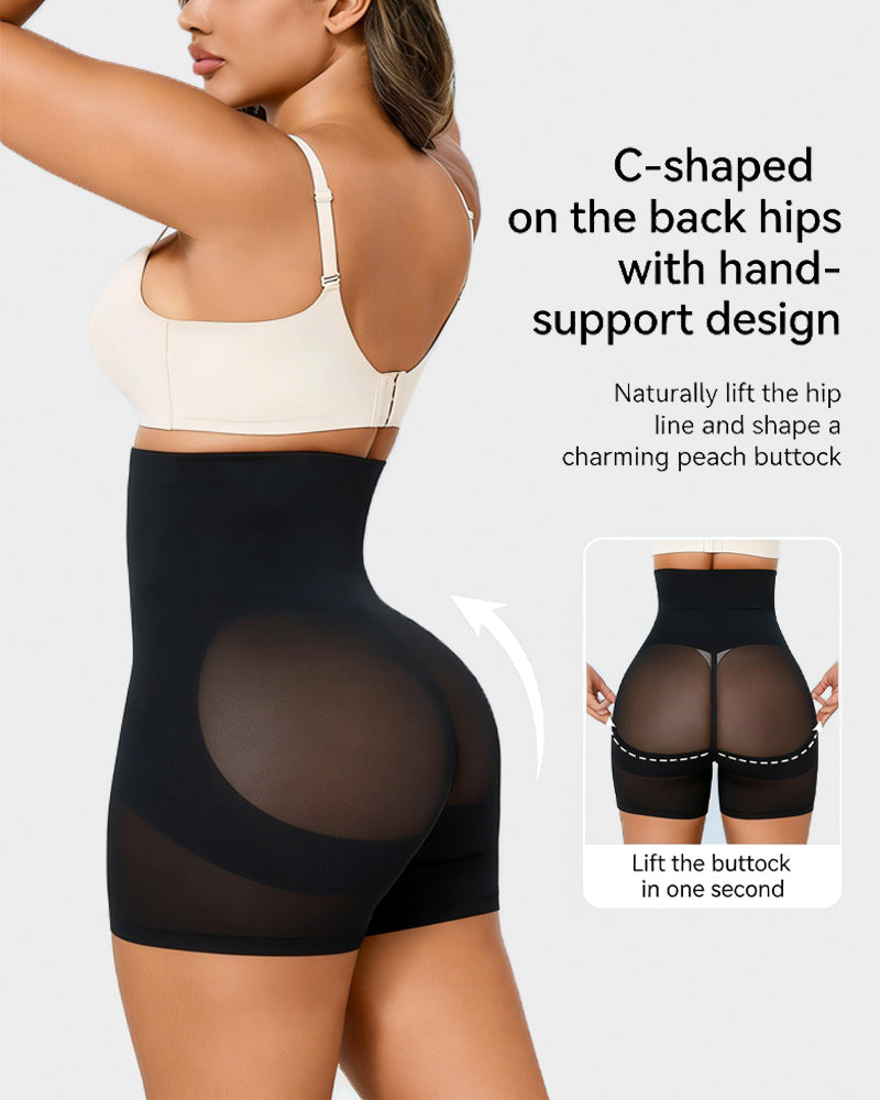 High-waisted shaping pants