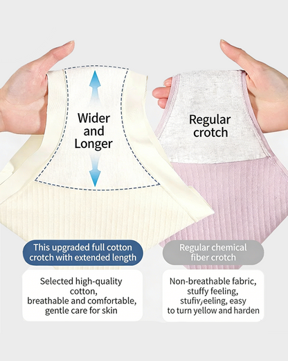 Comfort High-Waist Cotton Briefs