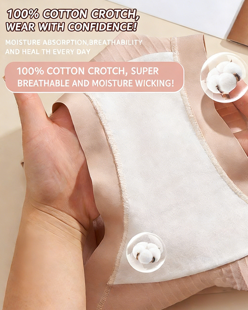 Comfort High-Waist Cotton Briefs