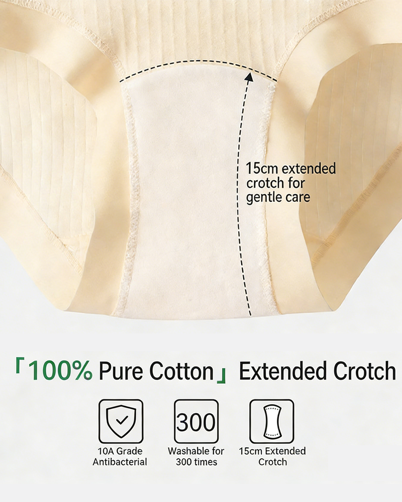 Comfort High-Waist Cotton Briefs