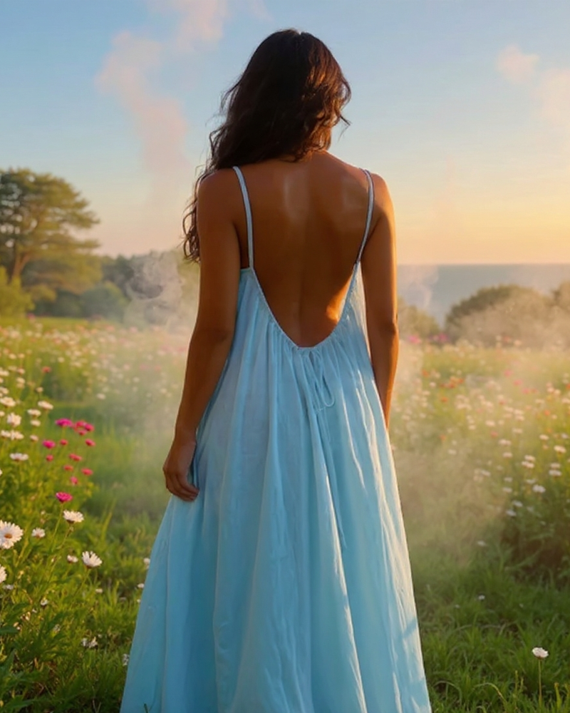 Chic Backless Dress