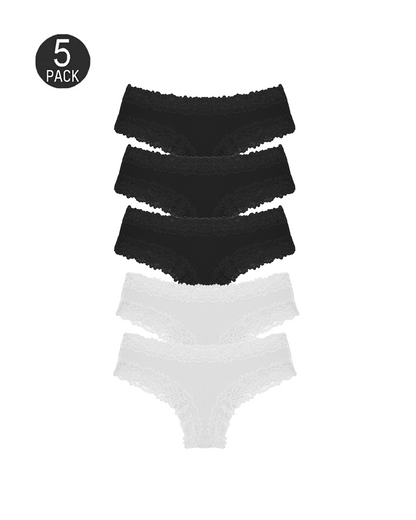 Flattering Low-Rise Ribbed Cotton Panties