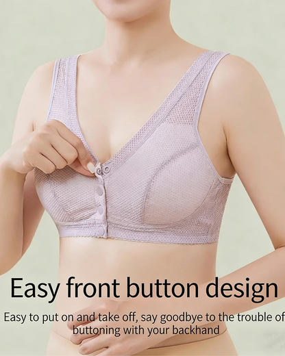Comfort Front-Closure Wirefree Bra