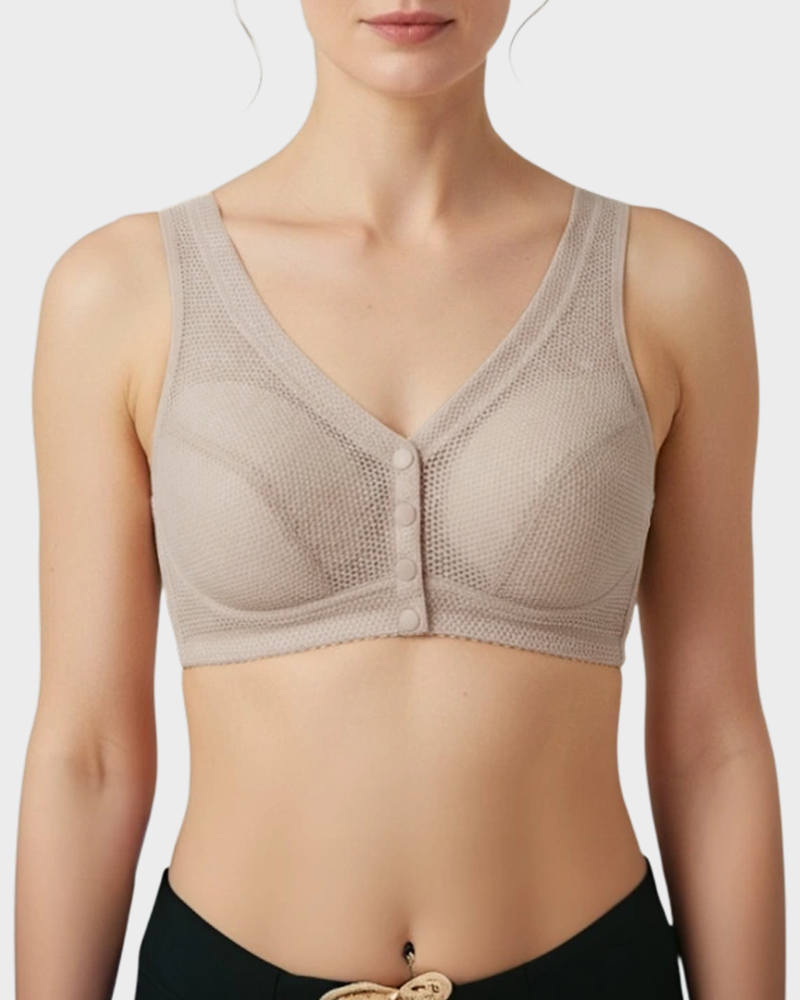 Comfort Front-Closure Wirefree Bra