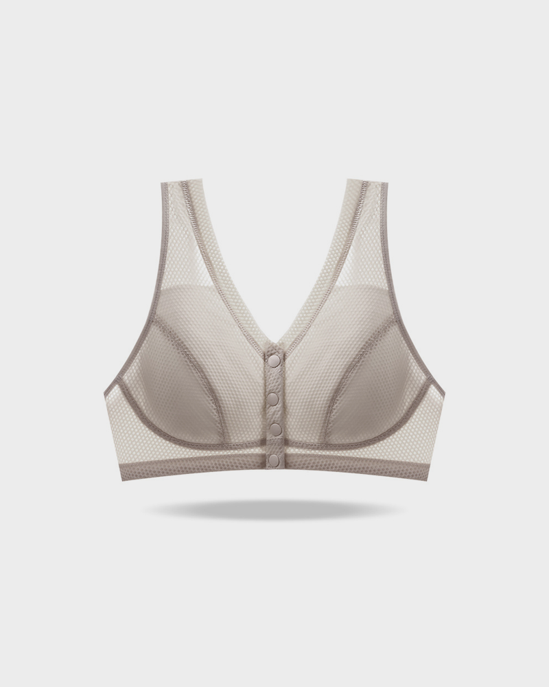 Comfort Front-Closure Wirefree Bra