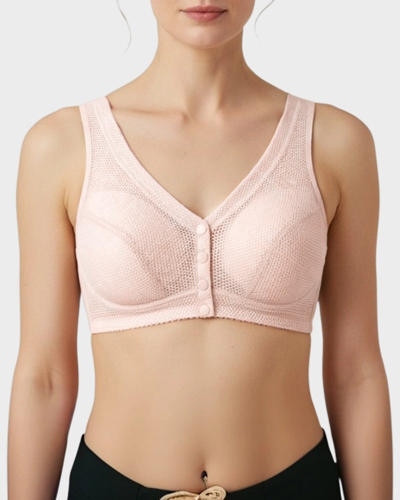 Comfort Front-Closure Wirefree Bra