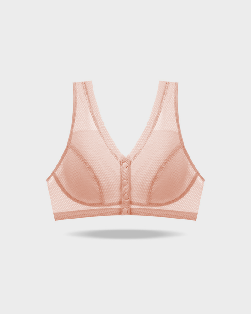 Comfort Front-Closure Wirefree Bra
