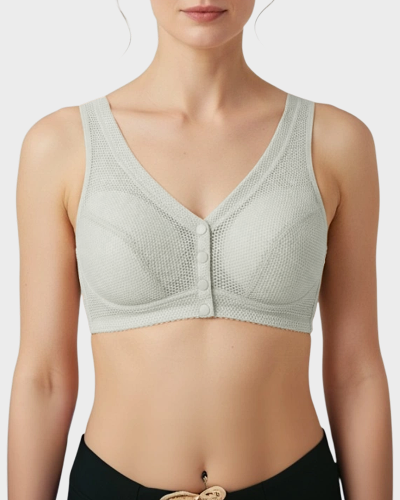 Comfort Front-Closure Wirefree Bra