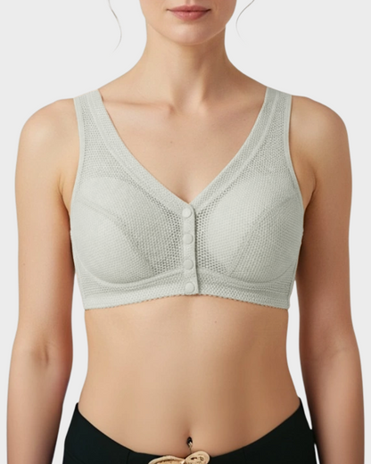 Comfort Front-Closure Wirefree Bra