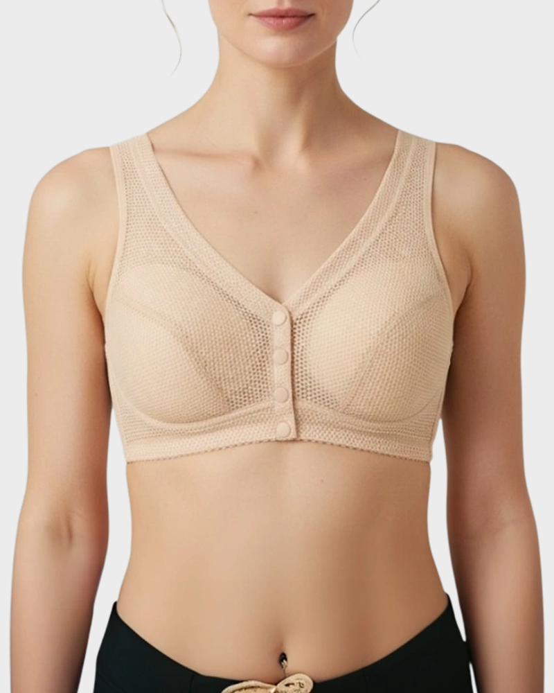 Comfort Front-Closure Wirefree Bra