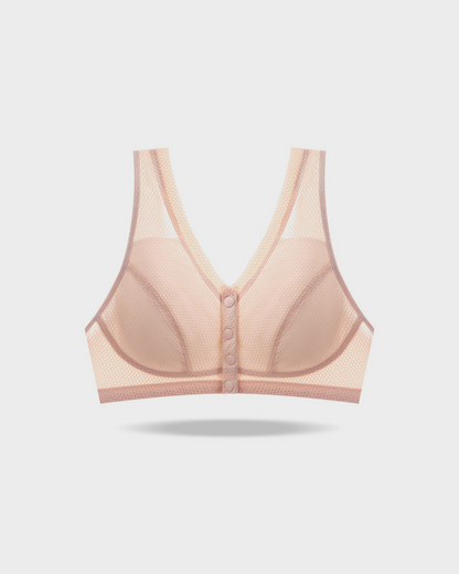 Comfort Front-Closure Wirefree Bra