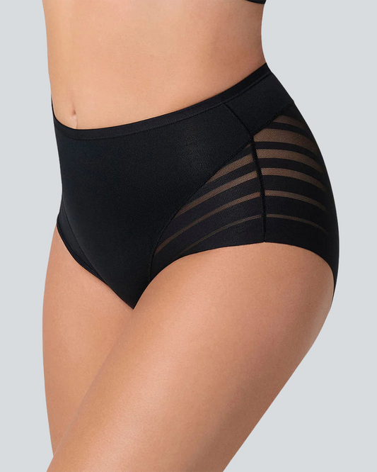 Confident Tummy-Control Mesh Briefs