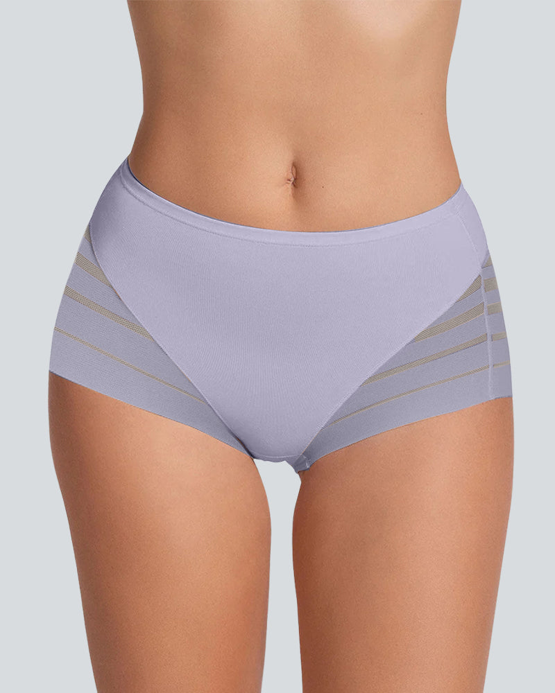 Confident Tummy-Control Mesh Briefs