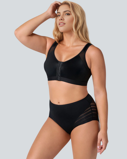 Confident Tummy-Control Mesh Briefs