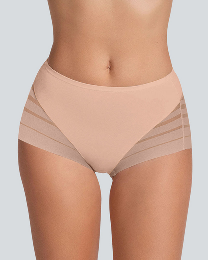 Confident Tummy-Control Mesh Briefs
