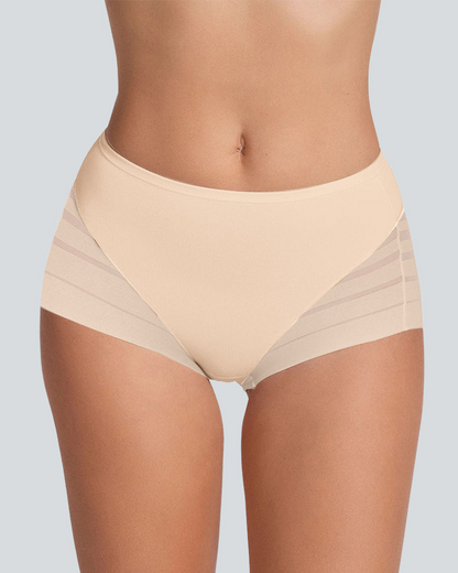 Confident Tummy-Control Mesh Briefs