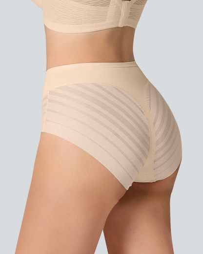 Confident Tummy-Control Mesh Briefs