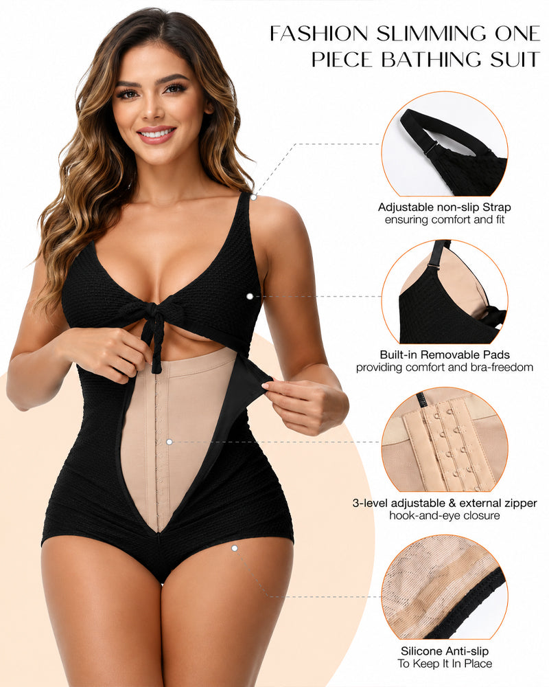 Shaping One-Piece Swimsuit