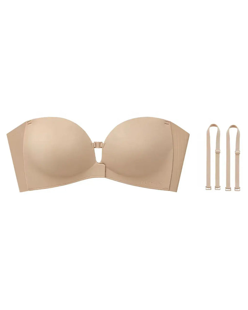 Strapless Front-Closure Bra