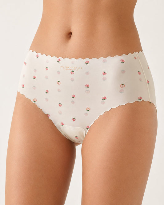 Smooth Ice-Silk Printed Panties