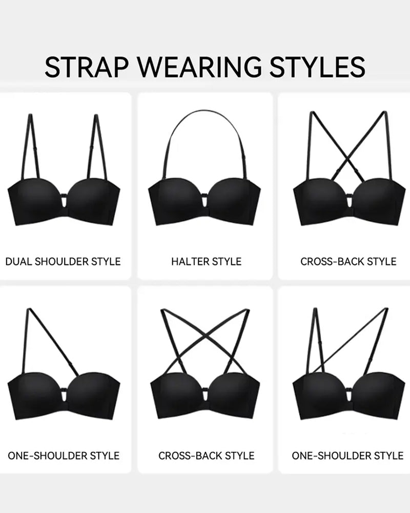 Strapless Front-Closure Bra