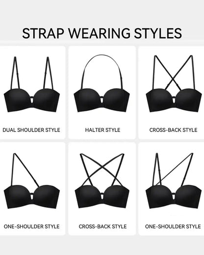 Strapless Front-Closure Bra