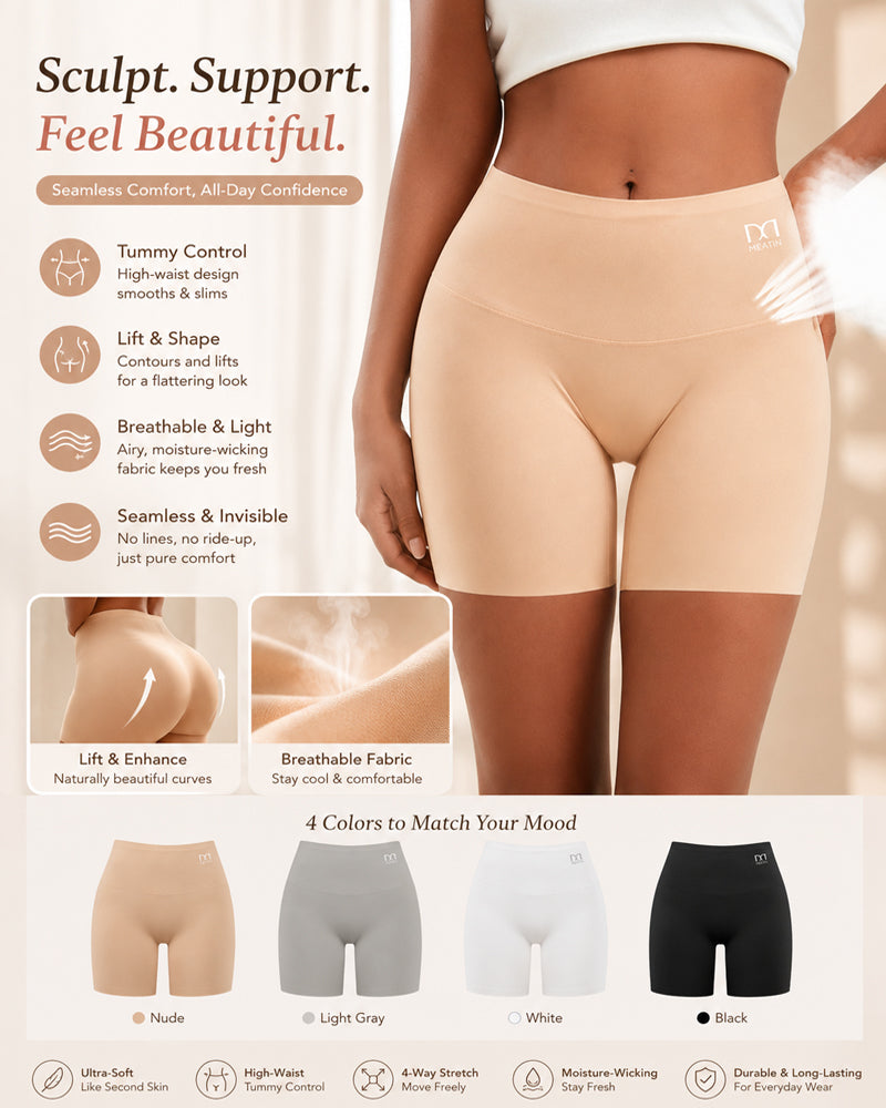Sculpted Seamless Waist-Slimming Shorts