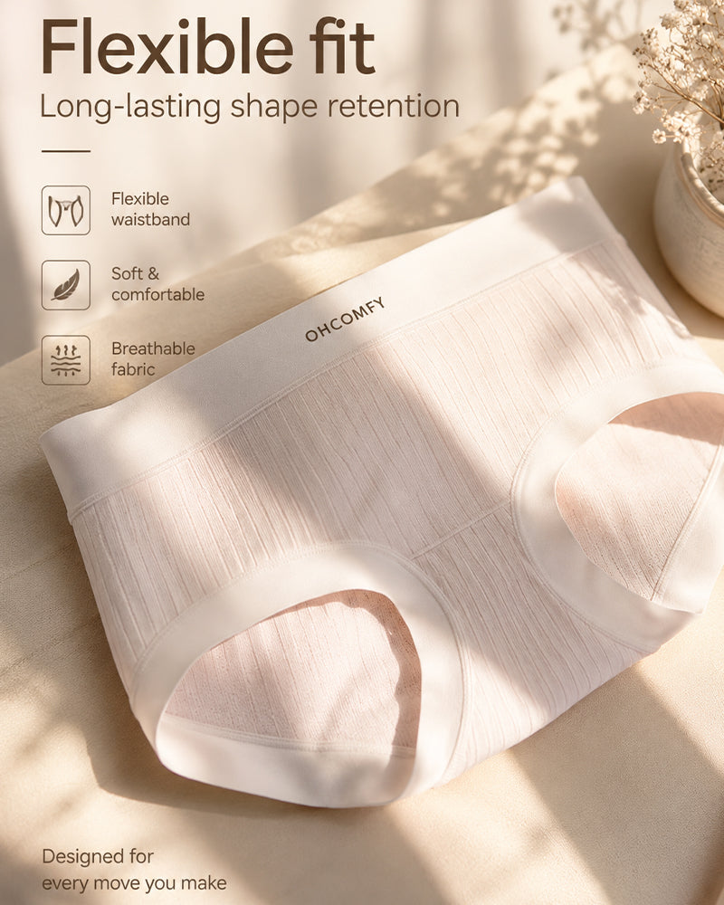 Cotton Antibacterial Seamless Breathable Briefs