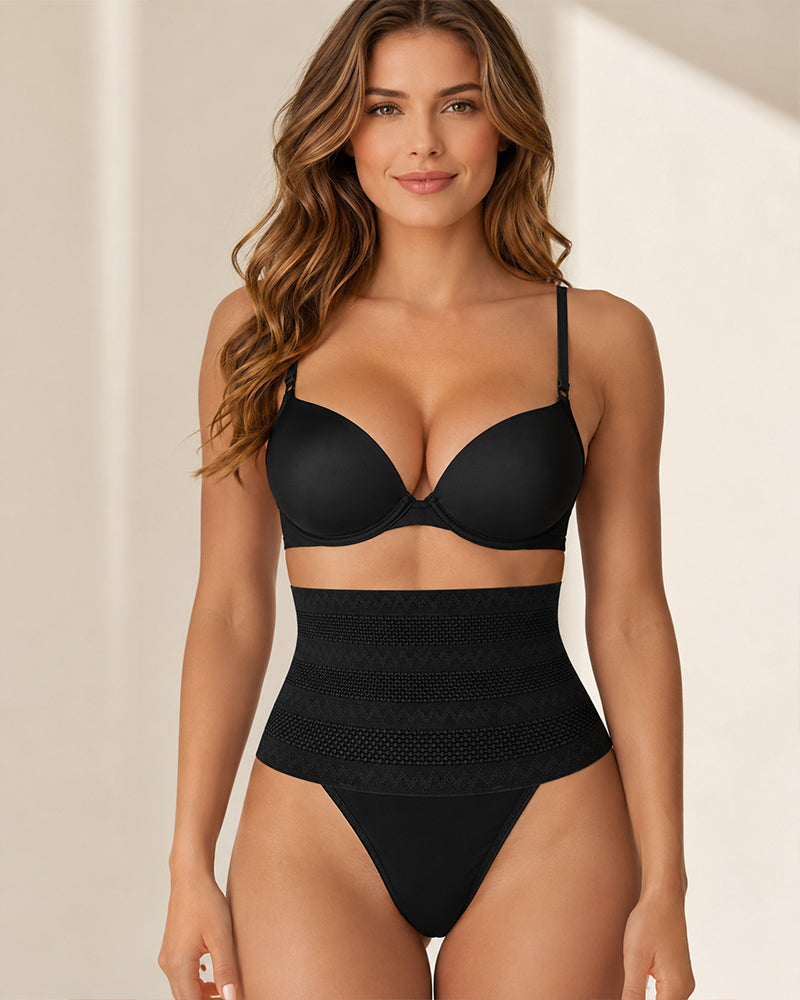 High-Waist Breathable Shaping Thong