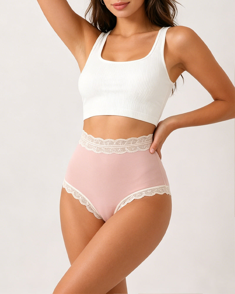 Luxe Cotton Seamless Lace Panties