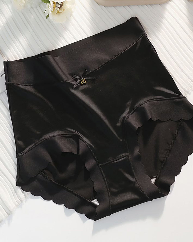 Ice Silk Satin Breathable Briefs