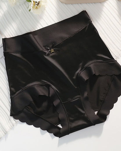 Ice Silk Satin Breathable Briefs