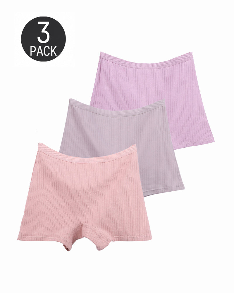 Cotton Ribbed Comfort Boyshorts