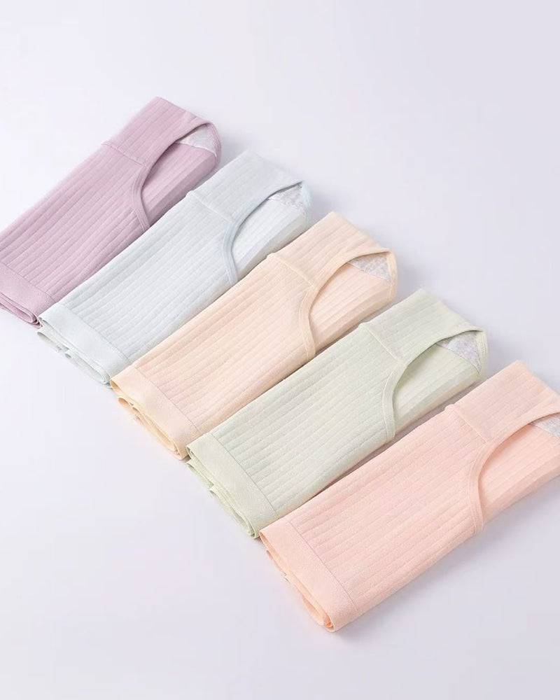 Breathable Cotton Mid-Rise Briefs