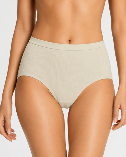Breathable Cotton Mid-Rise Briefs