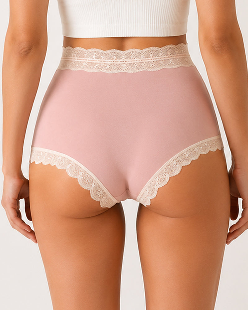 Luxe Cotton Seamless Lace Panties