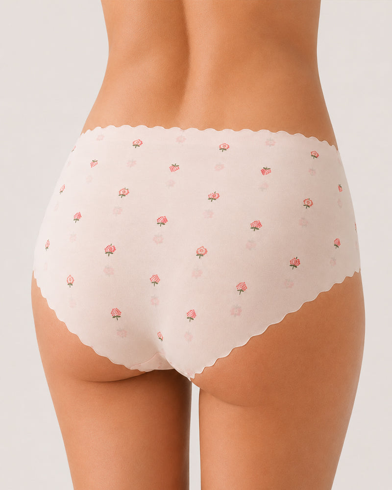 Smooth Ice-Silk Printed Panties